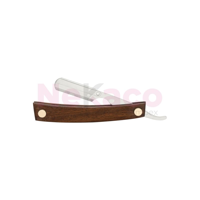 Wooden Handle Straight Razor | STR-02-036