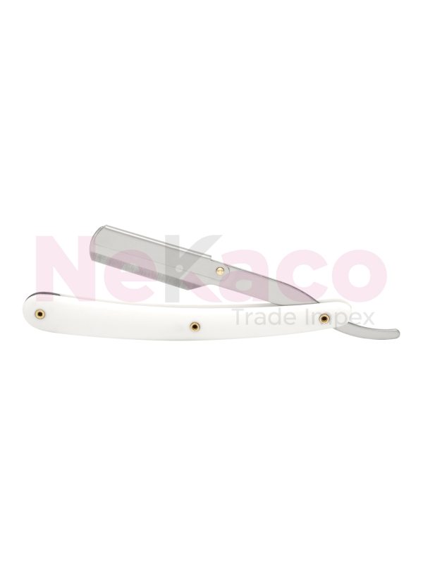 Plastic Handle Straight Razor | STR-08-001W