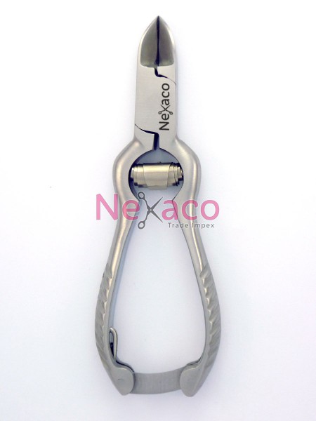 Nail Clipper | NCr-008 | Fully Stainless steel body | Single spring, Lap joint, Moon shaped