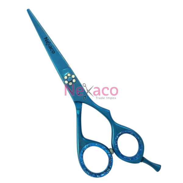 Hair Cutting Scissor | Pro-012 | Pro line | Color: Titanium blue