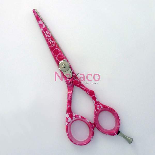 Pro line | Hair Cutting Scissor | Paper coated with flowers