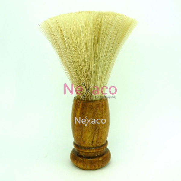 Shaving Brush | SBr-002 | Brown wooden handle | Synthetic hair